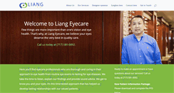 Desktop Screenshot of liangeyecare.com